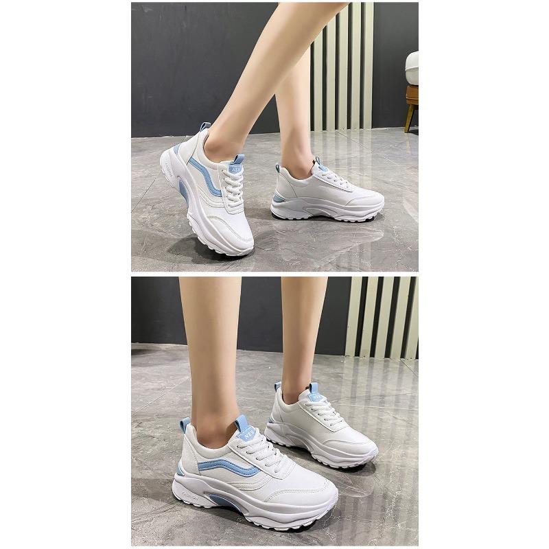 Летние дышащие модные кроссовки с мягкой подошвой 41 розовый — фото 11