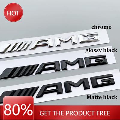 Car Sticker 1pcs 3D Car Rear Trunk Emblem Decal Letters Sticker For Mercedes Benz AMG A B C E G CLA W211 W203 W204 W210 W124 Acc