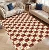 Moon Star Checkerboard Carpet Mat Rug Home Decoration Living Room Bedroom Floor Decor Vintage Mystery Style Non Slip Rugs