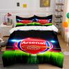 Arsenal Logo Bedding Set Bedding Set (1 Duvet Cover, 2 Pillowcases, Duvet Not Included)