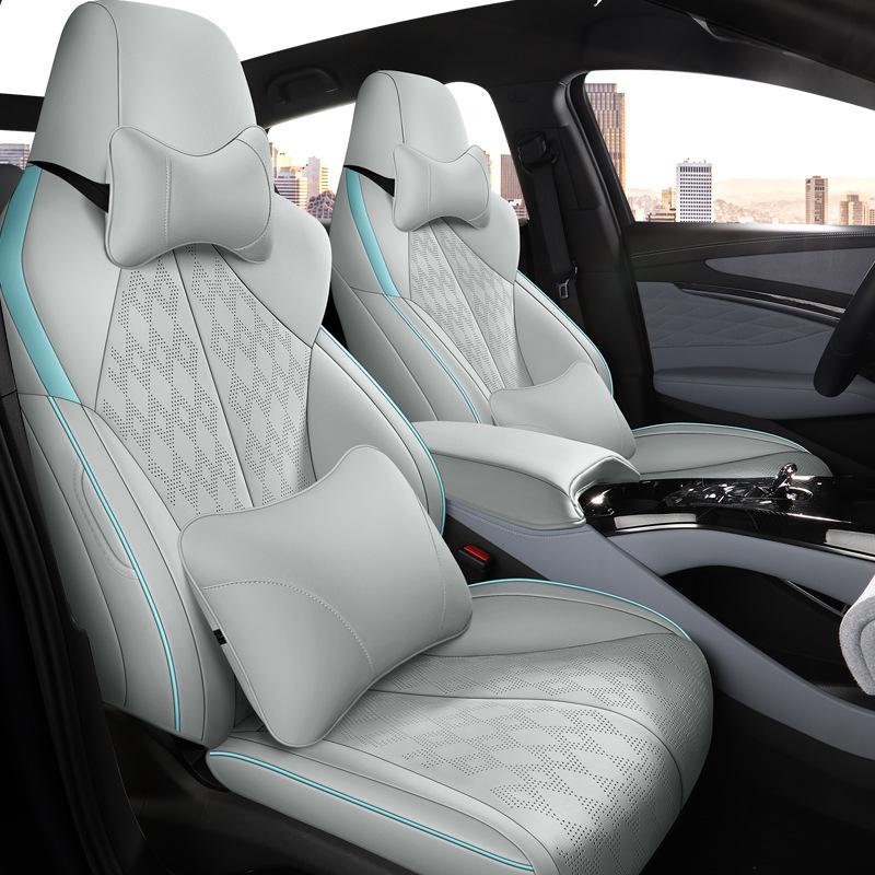 BYD Seal Seat Cover: Perforated, Breathable, Luxurious, Half-Pack Cushion for All Seasons.
