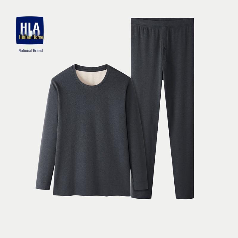 

HLA Men s Far Infrared Thermal Fleece Lined Underwear Set 180(XXL)
