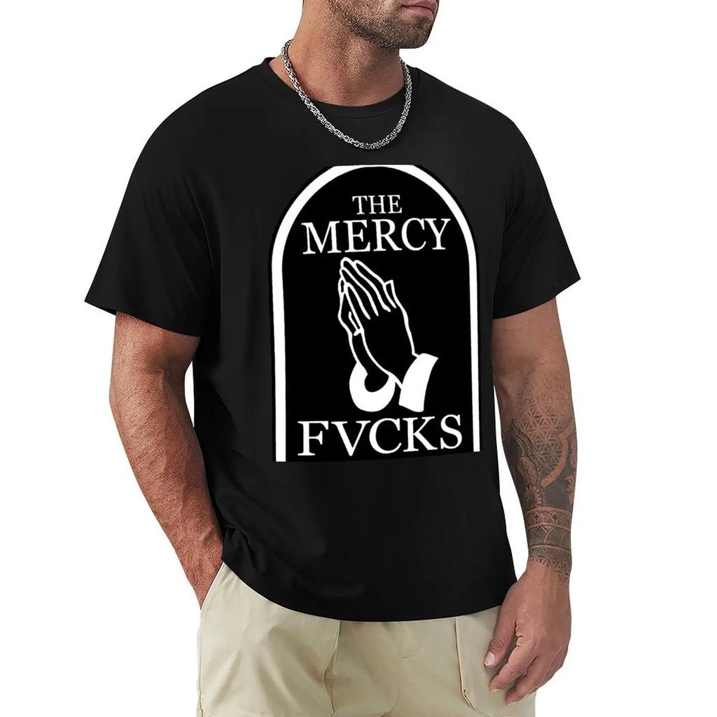 Him. The Mercy Fvcks T-Shirt Blue Archive Vintage Clothes Cotton Graphic Tees Plus Sizes Mens Shirts Graphic Tee