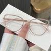 Rhinestone Decoration Women Eyeglasses Cat Eye Shape Anti Blue Light Glasses Frame High Quality Eyeglass Frames for Women