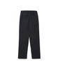 Beoteunseoul [Over Set-Up] Two-Pleated Wide Elastic Waist Pants (Black)