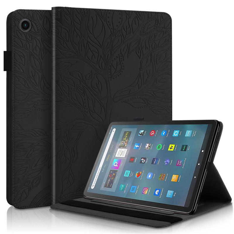 Pouzdro na tablet 3D s ražbou stromu Pro Funda Fire Max 11 Pouzdro Skládací stojánek Měkký silikonový kryt Pro Fire Max 11 Max11 Pouzdro na tablet 2023