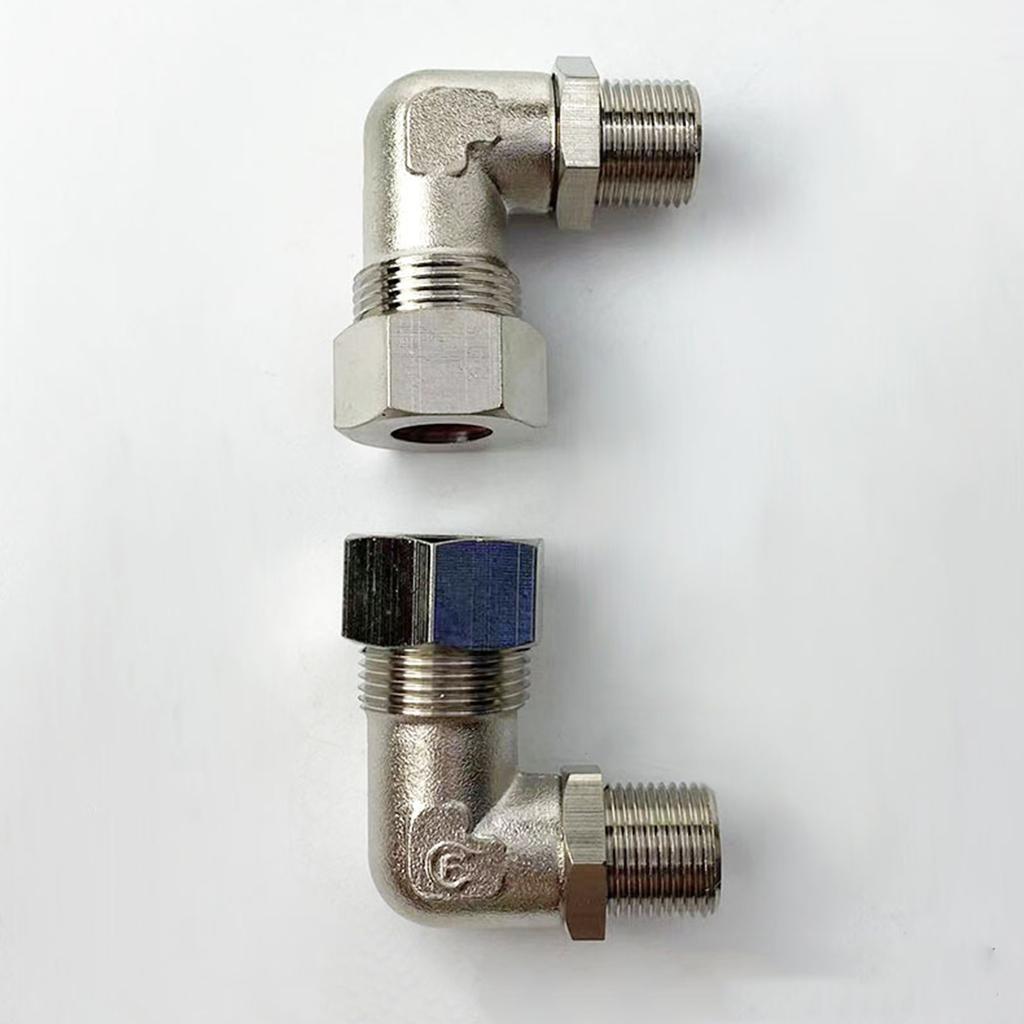 Boiler Water Level Gauge Glass Tube Assembly Boiler Gauge Glass Adapter Copper 3/8inch Water Gauge Fitting Enduring