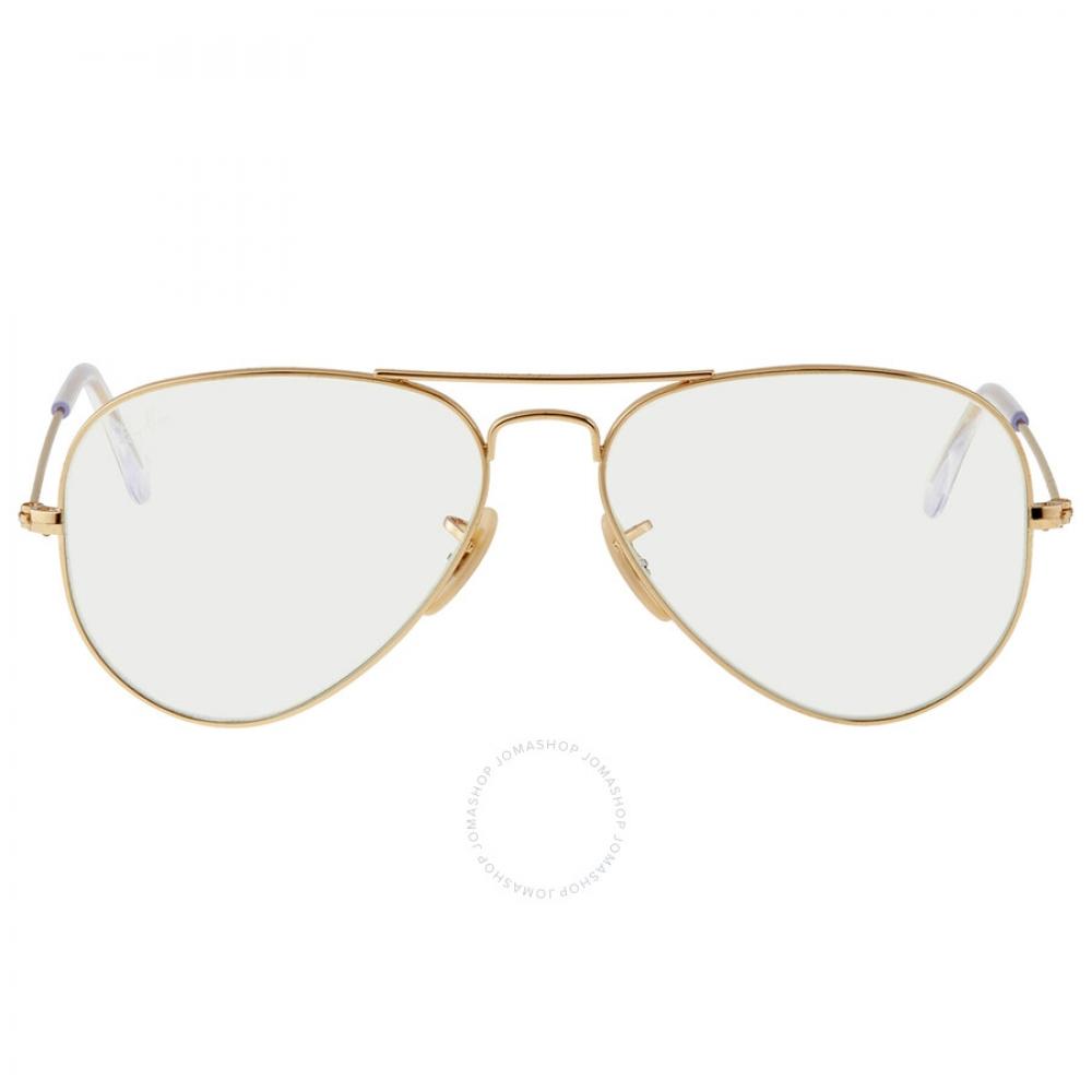 

Ray Ban Aviator Clear Evolve Grey Unisex Sunglasses RB3025 001 5F 55