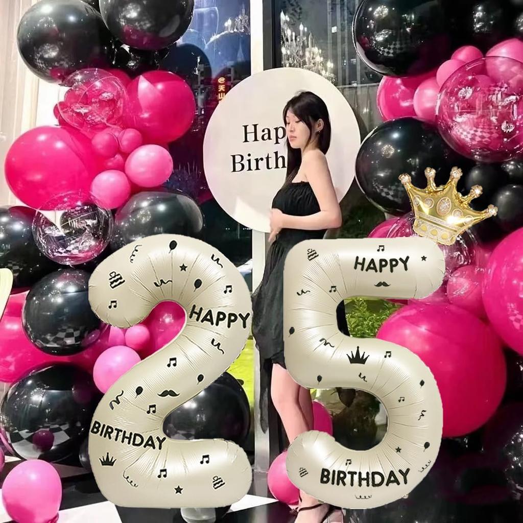 40 Inch White Foil Balloon Number 12,Crown 12th Birthday Party Decorative Balloons,Number Large Numbers Balloon 12,Girls Boys 12th Birthday