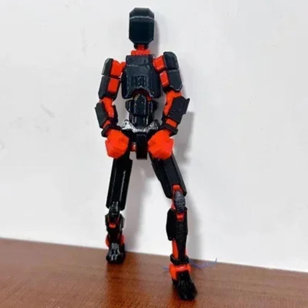Multi-Jointed Movable Shapeshift Robot Lucky 13 Figure Toys 3D Printed Mannequin Dummy Figure Kids Adults Parent-children Game