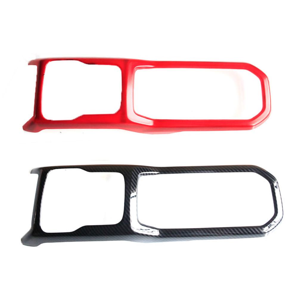 Pentru Jeep Wrangler JL JLU 2018-2021, panou de control central al vitezelor de schimbare a vitezelor, capac de protecție pentru consolă centrală, ornamente de turnare