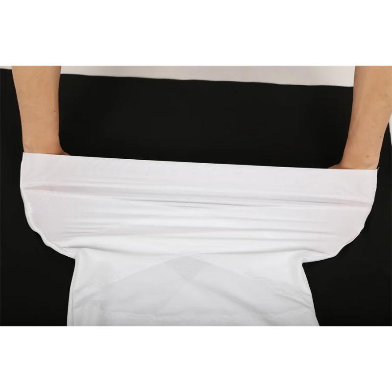 Men's Body Shaper Waist Trainer Slimming Vest Mesh Undershirt Abdomen Slimming Shapewear Fat Burning Fitness Tank Tops