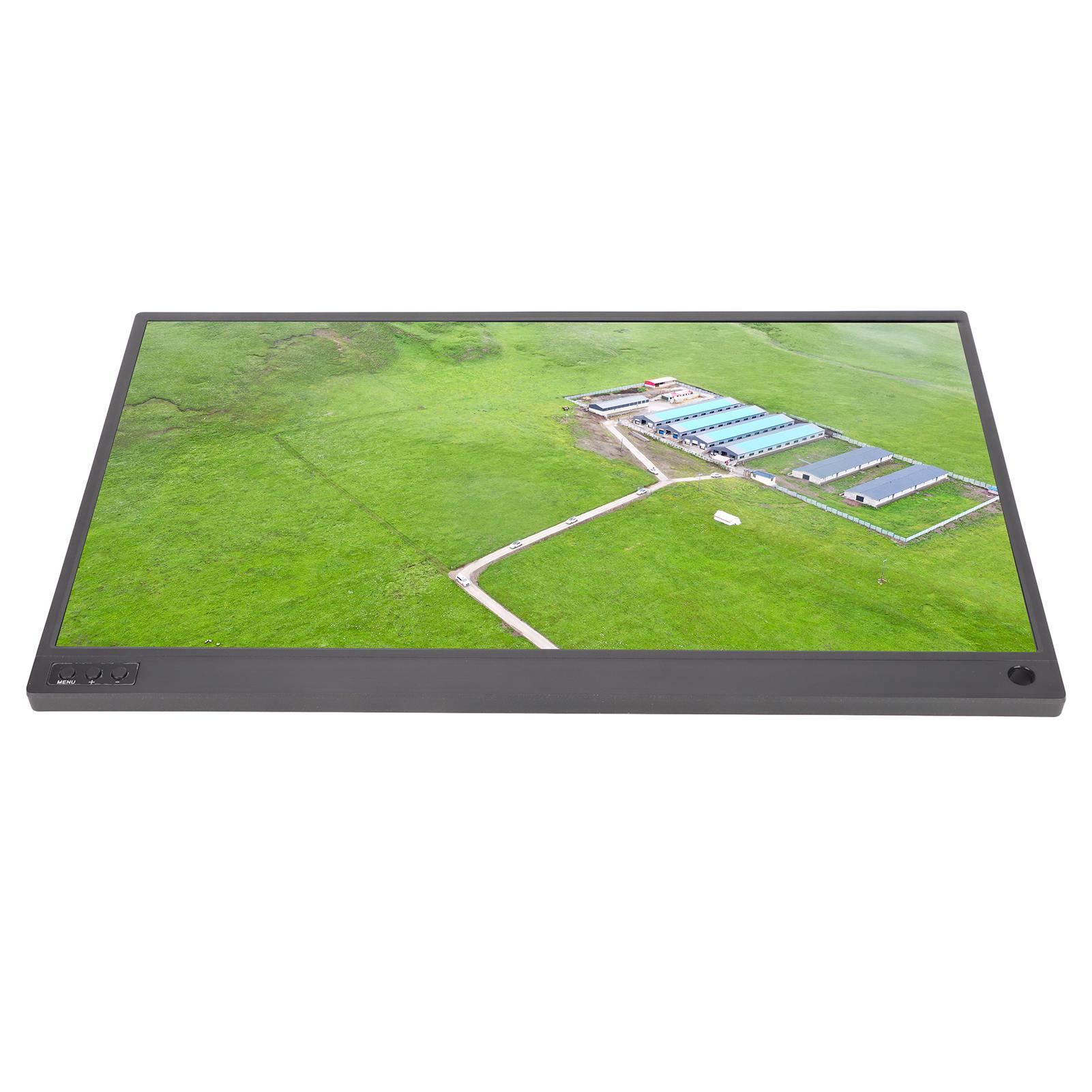 

Портативный монитор 15.6 дюймов HD 1080P 3 в 1 дисплей встроенные динамики USB C внешний монитор для ноутбука