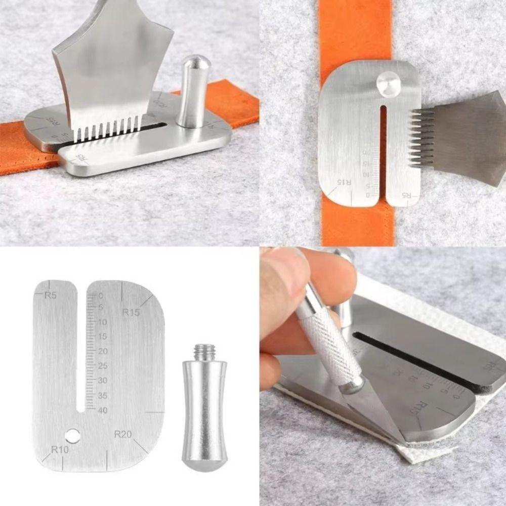 Stainless Steel Leather Pulling Board Punching Holes Auxiliary Accessories Punching Puller