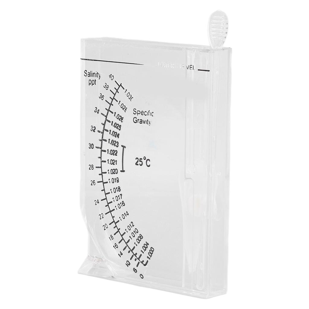 Aquarium Salinity Tester Accurate Aquarium Hydrometer for Fish Tank Seawater Specific Gravity and Salinity