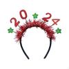 Happy Year Headband Hair Hoop Decor Accessory Headwear Headdress for Party Favors