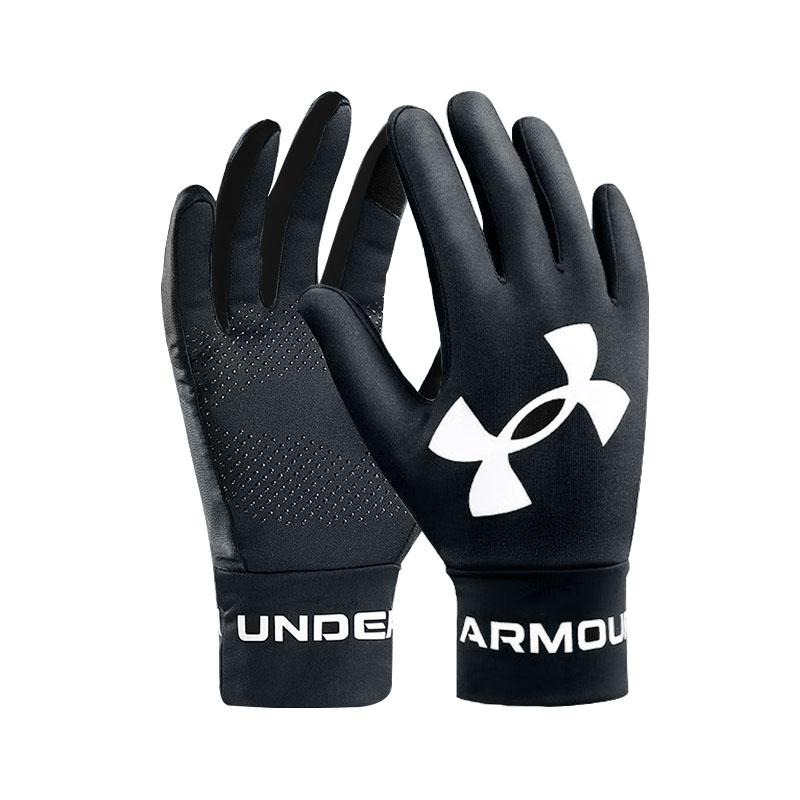 Under Armour Under Armour Thermal Fleece Lined Cold Resistant Touchscreen Cycling Gear 22610401-010 L (Palm Circumference 9.5-10.5cm) for Larger Palms
