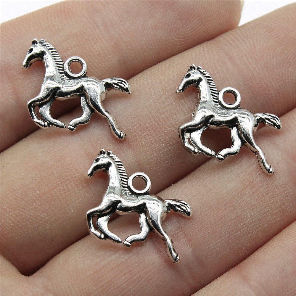 Charms Pegasus Horse Pendants Minimalist Jewelry Components QC095