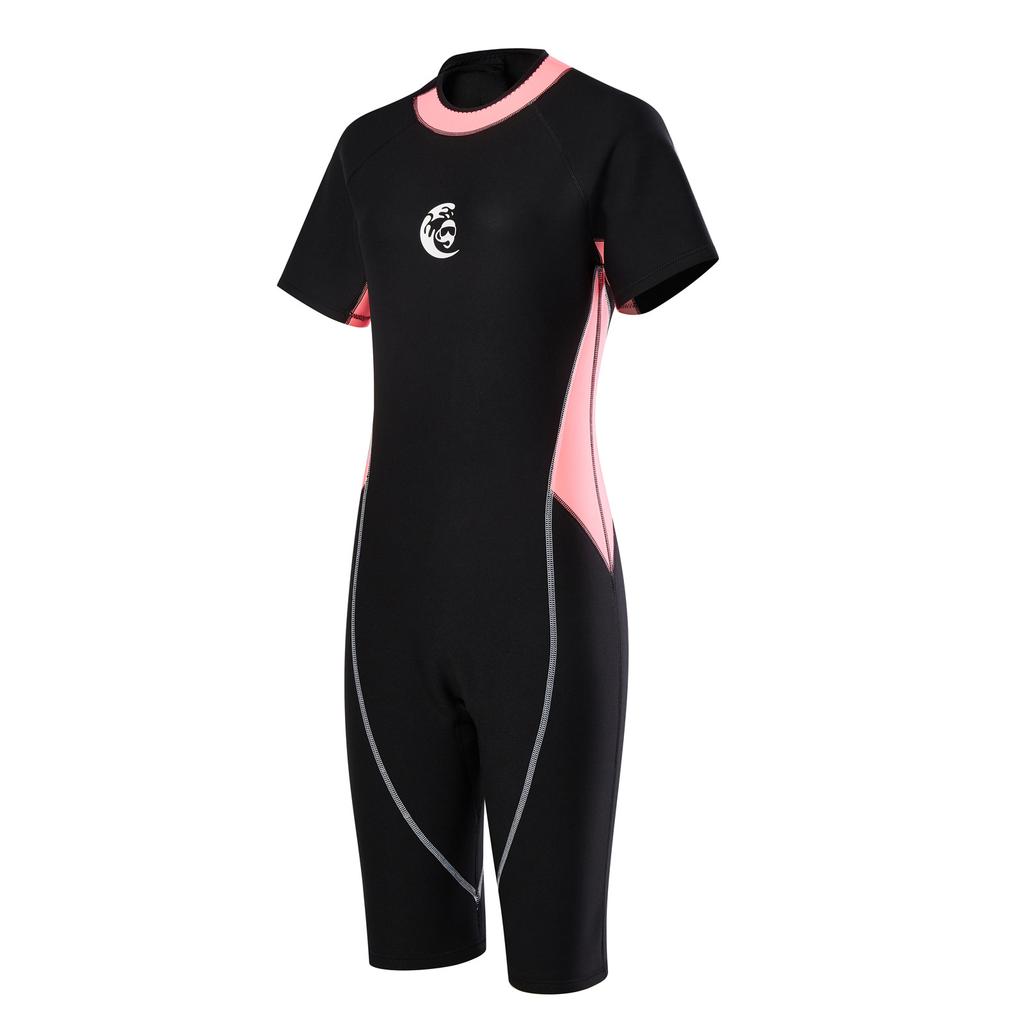1.5MM One-piece Diving Suit Women's Sunscreen Snorkeling Surfing Wet Thermal Swimsuit R012 Dry Beach