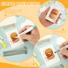 Magic Puffy Paint Painting Kit with Marker Beaded Chain 3D Fluffy Paint Paper DIY Kit for Making Card Poster DIY Craft Painting