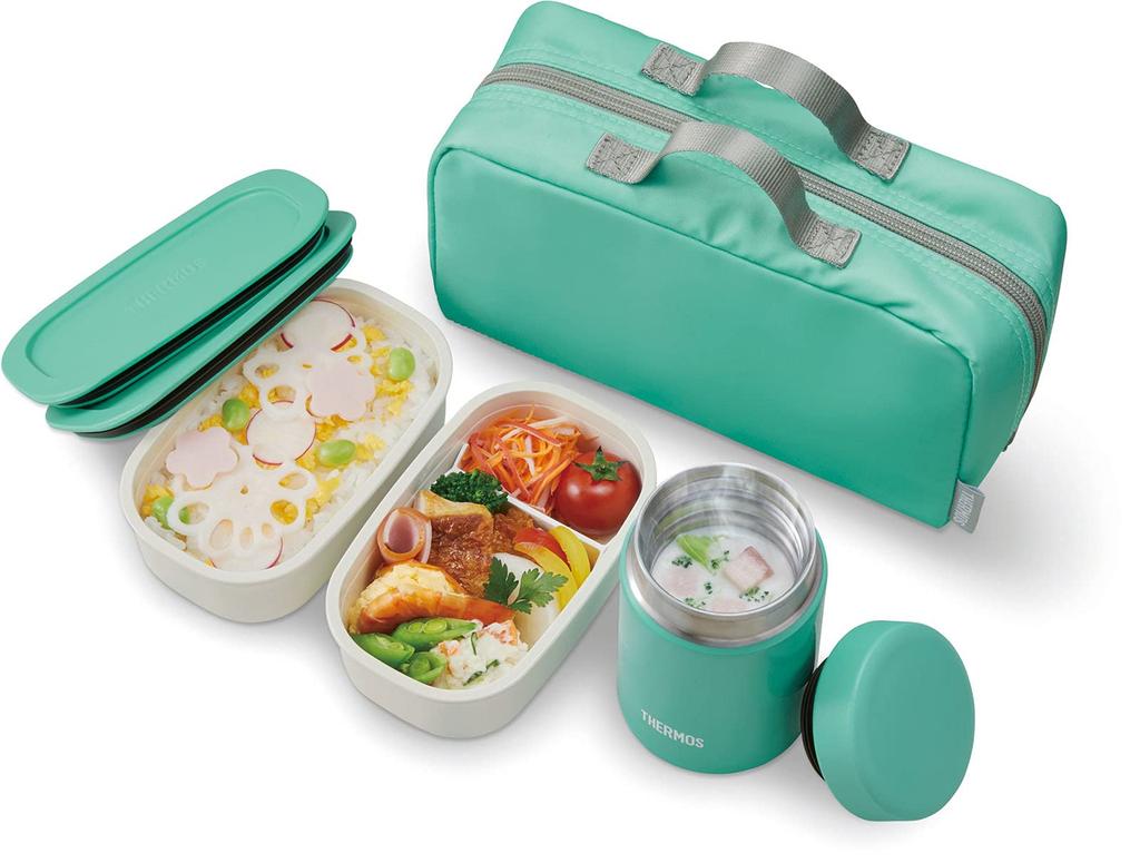 Thermos Vacuum Insulated Soup Lunch Set, Mint, JEA-800 MNT