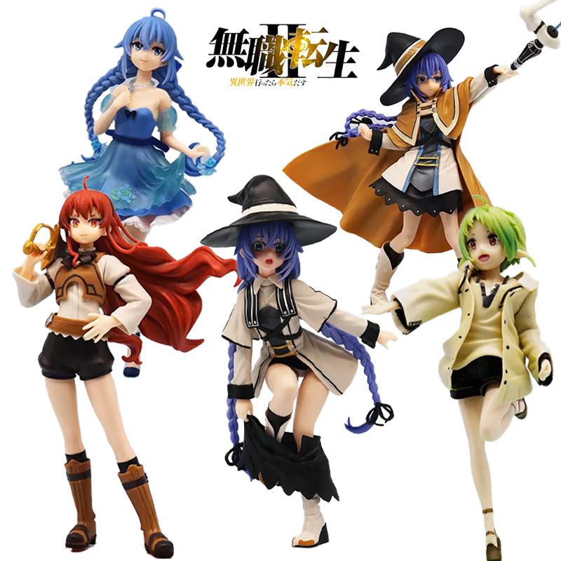 Anime Eris Boreas Figure Toys Mushoku Tensei Action Figures Eris Greyrat Figure Model PVC Collectible Statue Decoration Dolls