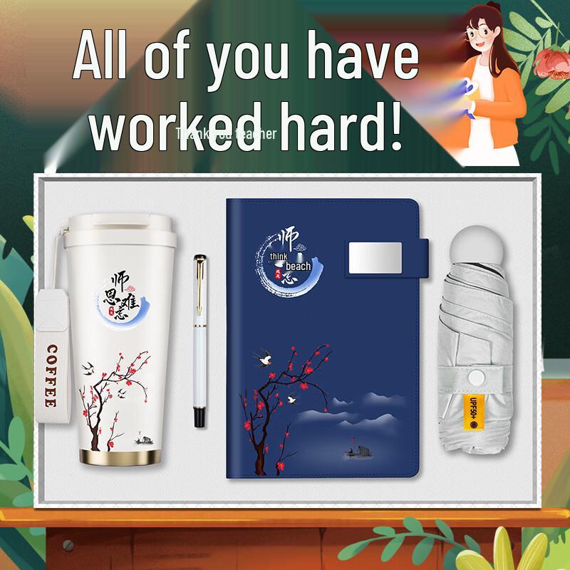 Teacher's Day Coffee Mug & Neck Massager Gift Set