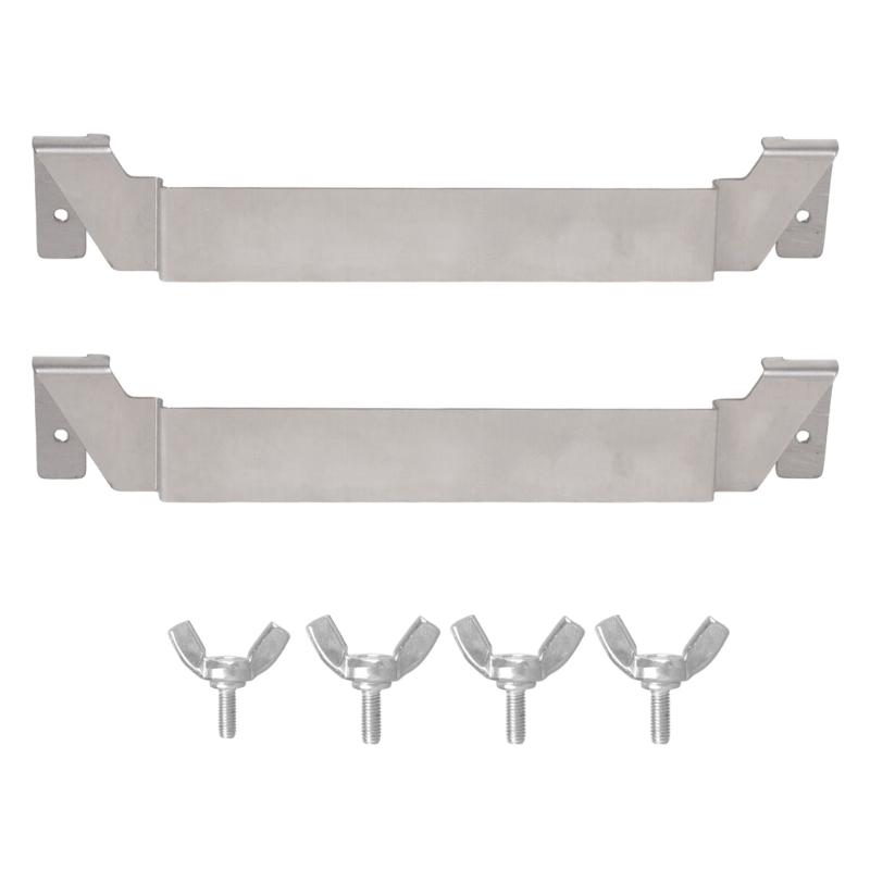 

2 Pack Practical Stainless Steel Spatula Holders Stand Portable Grill Tool Organizers For Griddle Cookware 1