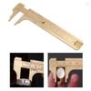 1/2pcs Pocket Brass Caliper for DIY Gift, Mini Size Portable Measuring Tool, Copper Alloy for Crafts & Model Making