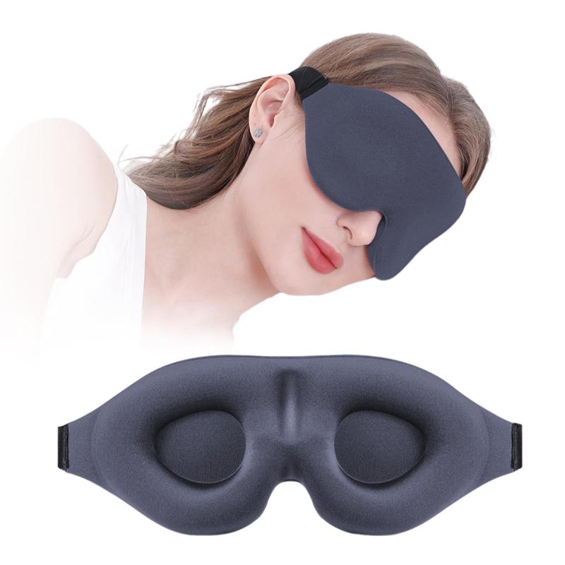 3D Uyku Göz Maskesi Unisex İçin Yumuşak Yorgunluk Giderici Göz Örtüsü Doğal Uyku Kör Göz Bandı Cilt Bakım Aracı