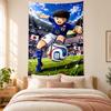 CAPTAIN TSUBASA Arazzo alta qualità per decorare pareti di soggiorno camera da letto dormitorio ideale come decorazione murale per camera da letto o regalo di festa