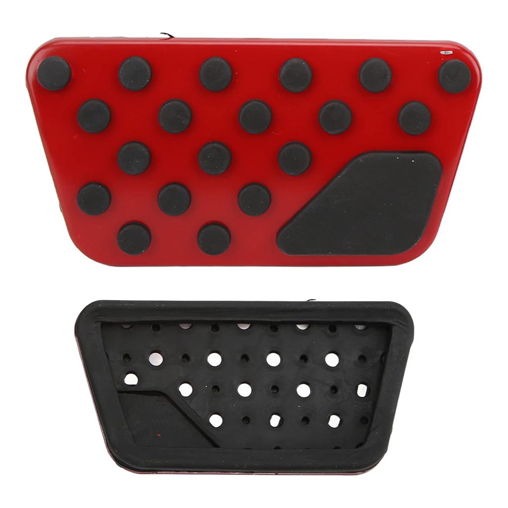 Qiilu Brake Pedal Pads 2pcs Accelerator Brake Pedal Anti Slip Foot Pedal Pad Replacement for Dodge Challenger 2009-2021