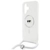Karl Lagerfeld Klhmp16Shckhnt Iphone 16  6.1 Hardcase Transparent Crossbody Iml Karl Head Magsafe