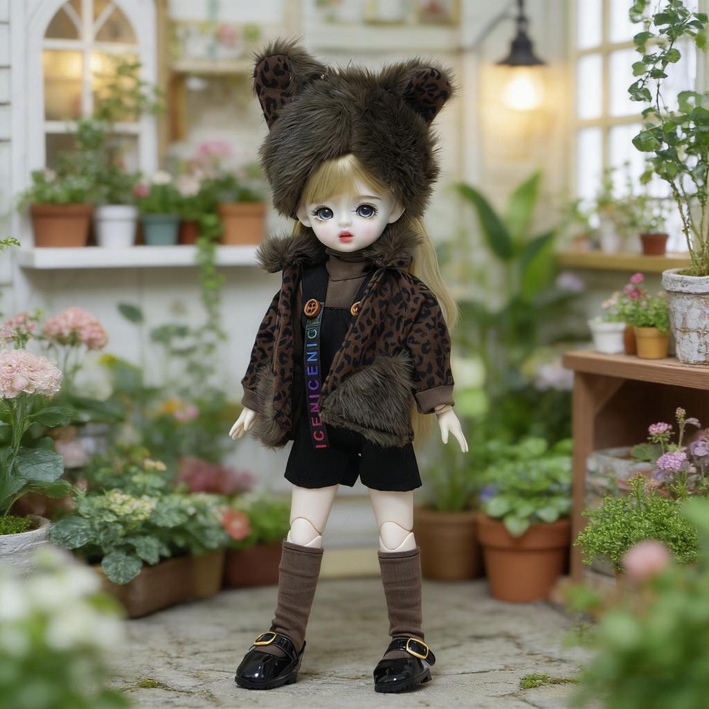 6" BJD Puppenkleidung für Akagi, GL und Gungun Körper - 30cm Geistermama Lolita Ankleide-Outfit
