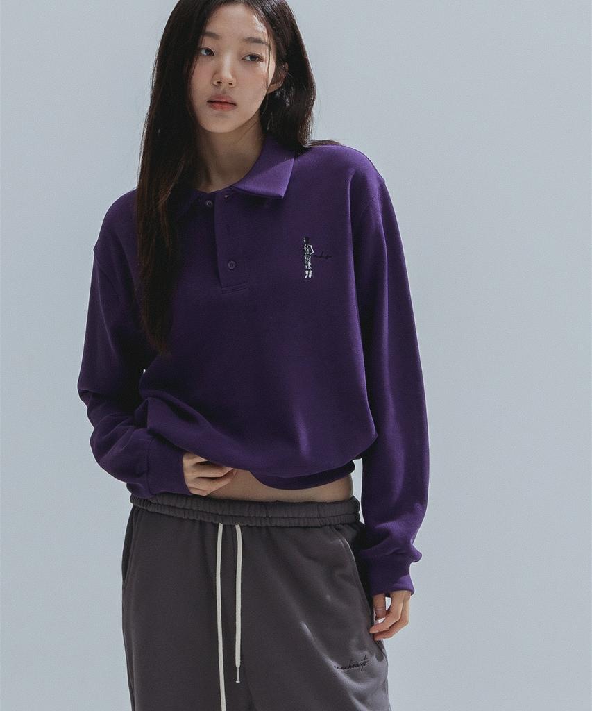 ANNEHEARTS Wide String 2Ways Sweatpants_Charcoal