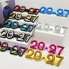 2027 Number Eyeglasses Happy New Year Glasses Diamond Glitter Sunglasses Cosplay Prop Xmas Party Decoration Funny Glasses