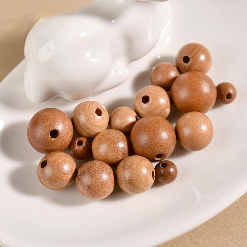 Goldseide Naturgrünes Sandelholzperlen für DIY-Schmuck und buddhistische Accessoires