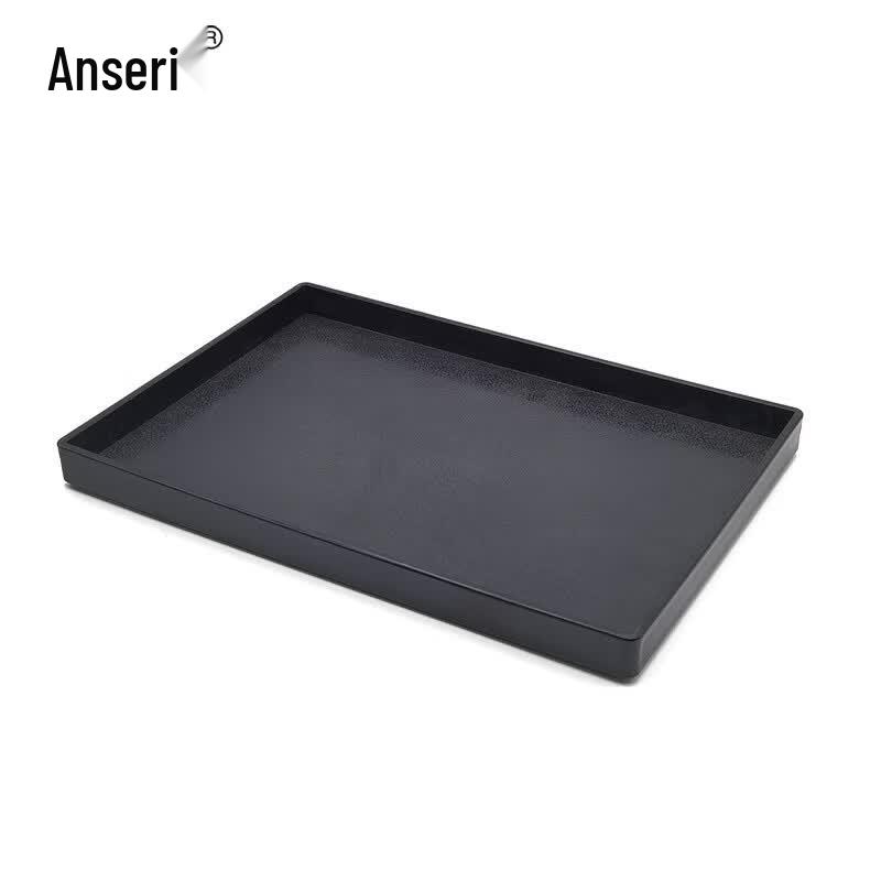 Ansell Rectangular Non-slip Plastic Hotel Tray