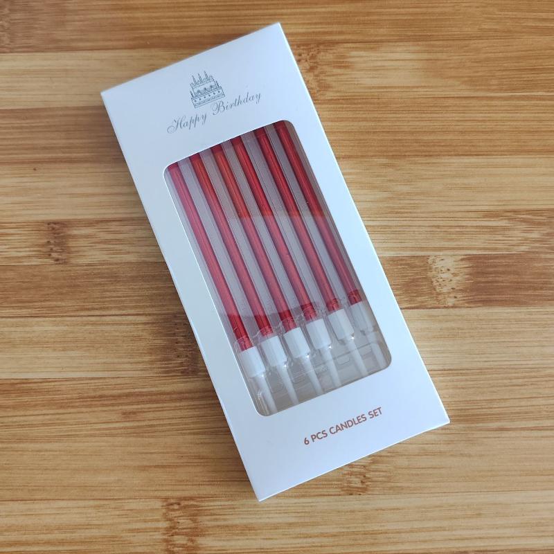 Metal Gold Silver Birthday Candles DIY Colorful Cake DecorasWedding Baby Shower Supplies Color Cake Topper