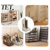 Home Organization Accessories Boots Storage Bag with Zipper And Handle, Portable Transparent PVC Dust Closet Solution Proof Organizer, Dust-proof