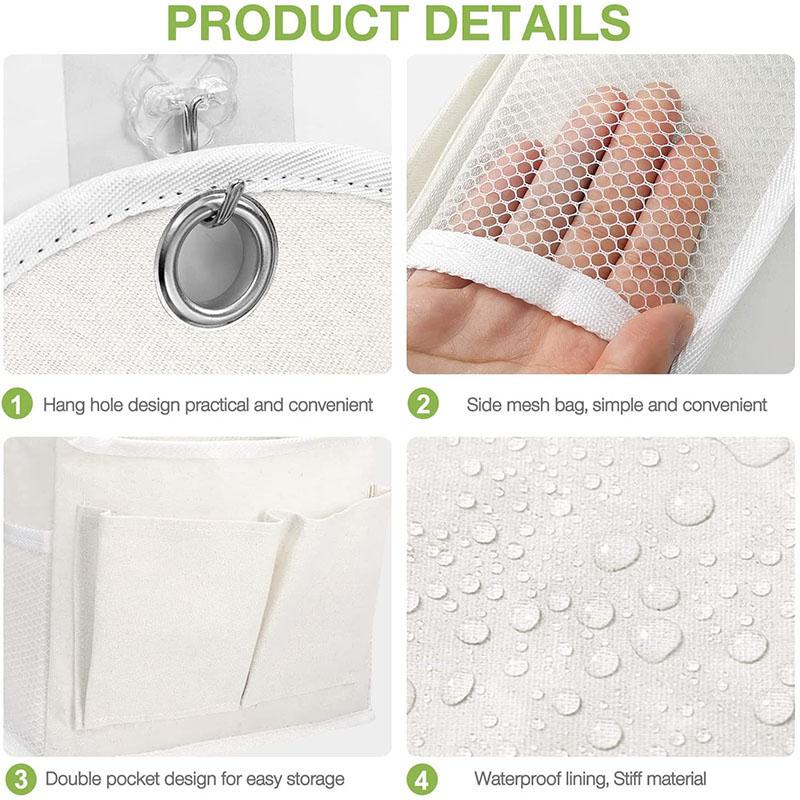 Wall Mounted Storage Bag For Family Closet Bedroom Study Kitchen Books CD Magazine Cotton Wall Hanging Organizer Bag