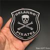 Totenkopf Punk Patches Für Kleidung Stickerei Streifen Diy Abzeichen Nähen Dekoration Kleidung Aufkleber Aufbügeln Aufnäher
