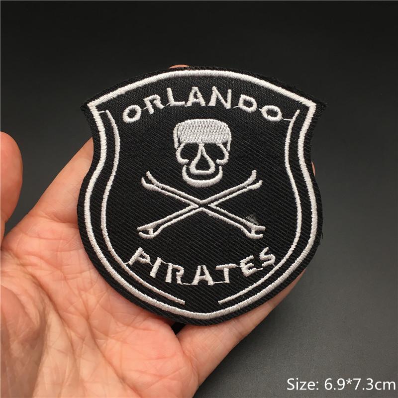 Totenkopf Punk Patches Für Kleidung Stickerei Streifen Diy Abzeichen Nähen Dekoration Kleidung Aufkleber Aufbügeln Aufnäher