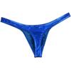 Shiny Male Underwear Stretchy Faux Leather T Back G String Thong Pants