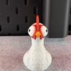 3D Printed Hen Statue Chicken Figurine Animal Sculpture Indoor/Outdoor Home Or Car Ornament Perfect Gift