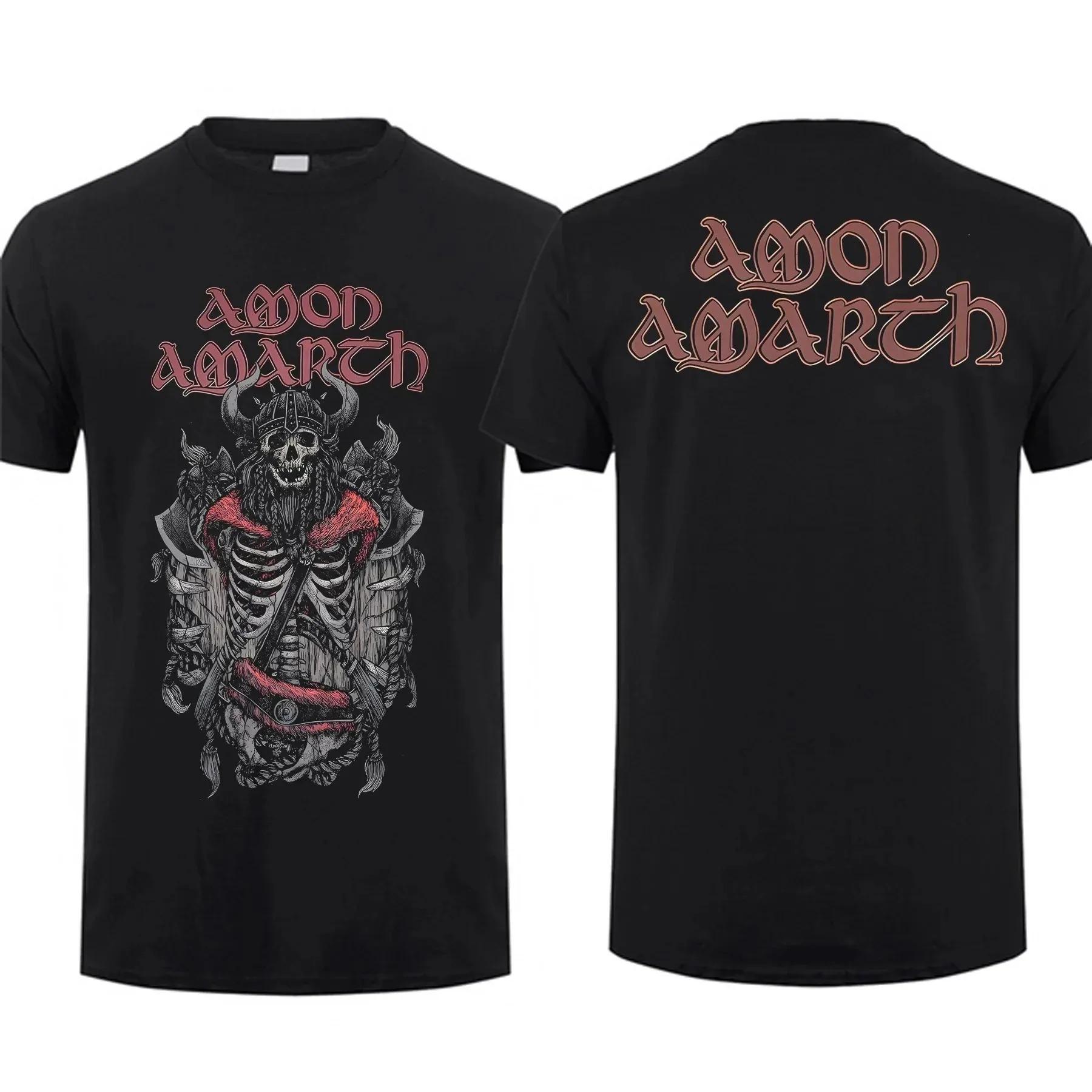 

Амон Викинги Лошади Черный От Amarth Графический Принт Футболка Мужская Женская Молодежная Ткань Уличная Мода Хип-Хоп Мода Летняя Новая Футболка Свободная Повседневная Оверсайз Топ 4XL