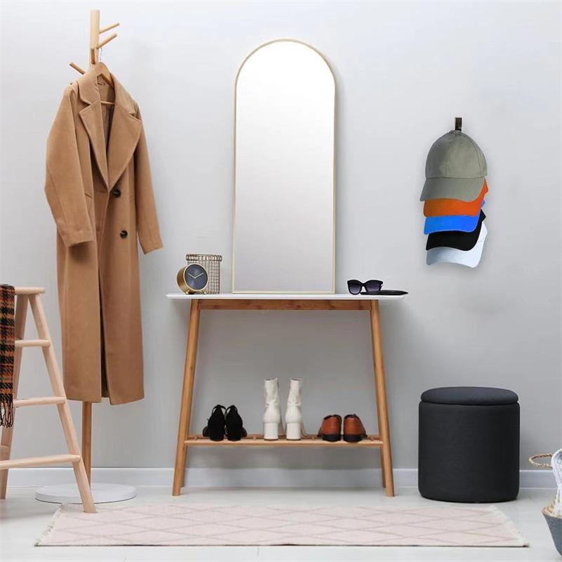 Hutständer aus Holz für Baseballkappen, Hutaufbewahrung Organizer Kleiderbügel Kappen Präsentationsständer für Tür Wohnzimmer Eingangsbereich Platzsparend