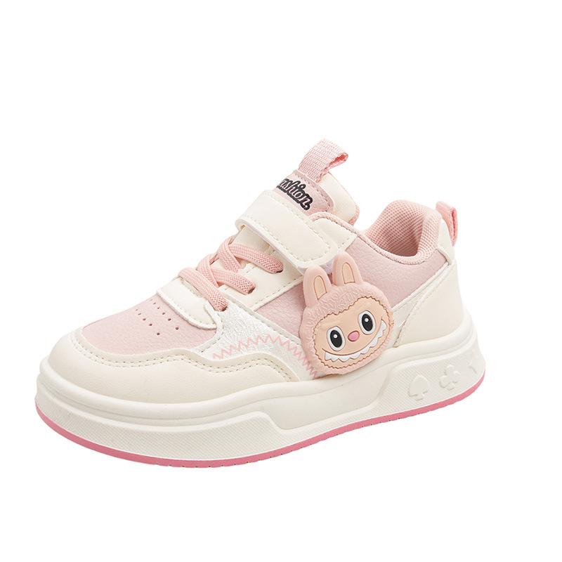 Girls Cartoon Sports Shoes Fashion Running Shoes 2025 Autumn New Middle-aged and Older Children's Soft-soled Casual Shoes Children's Board Shoes