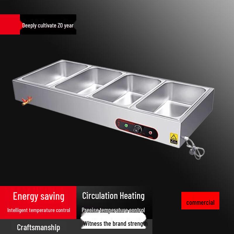 Commercial Tabletop Stainless Steel Food Warming Station