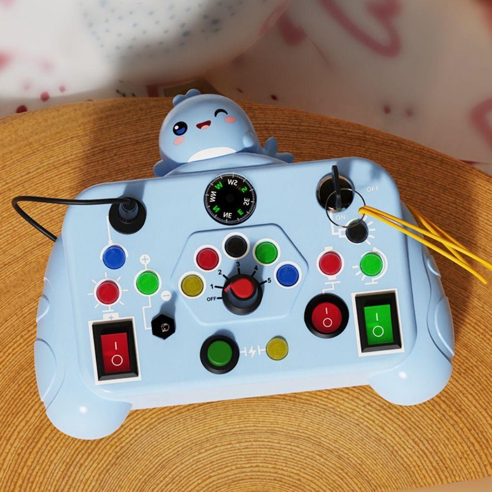 with LED Light Baby Sensory Board Switch Toy  For Kids Preschool Learning